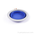 Bol de chiens en silicone pour animaux de compagnie alimentaire pour voyager